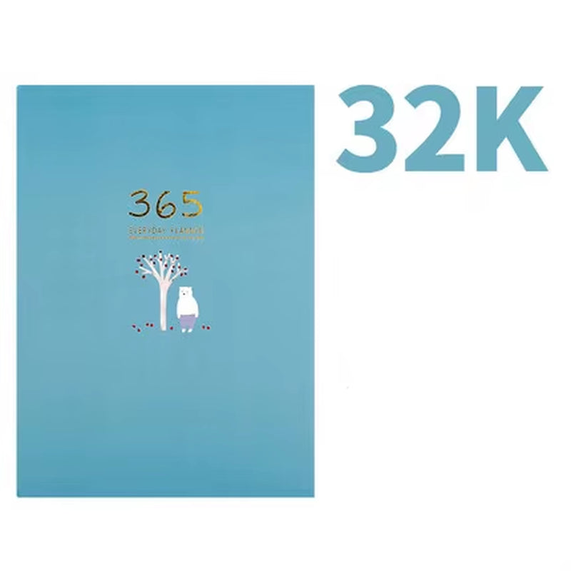 2025 Cute Solid Color Magnetic Buckle Design 365 Day Weekly Plan Diary Planner Notebooks A6 Journal School Supplies Stationery